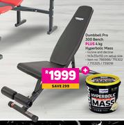 Trojan Dumbbell Pro 300 Bench Plus 4Kg Hyperbolic Mass