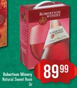 Robertson Winery Natural Sweet Rose-3L