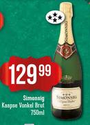 Simonsig Kaapse Vonkel Brut-750ml