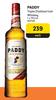 Paddy Triple Distilled Irish Whisky-750ml Each