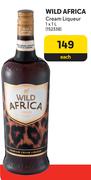 Wild Africa Cream Liqueur-1L Each