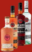 Bacardi Carta Blanca Superior Or Negra Superior Black Rum-750ml Each