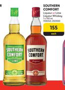 Southern Comfort Liqueur Or Lime Liqueur Whisky-750ml Each