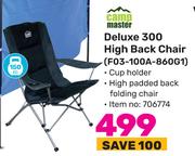 Campmaster Deluxe 300 High Back Chair F03-100A-860G1