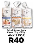 Bakali Rice Or Corn Cakes-For Any 2 x 115g/125g