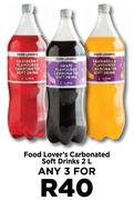 Food Lover's Carbonated Soft Drinks-For Any 3 x 2Ltr