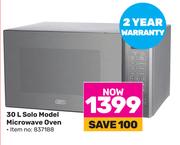 Defy Solo Model Microwave Oven White-30Ltr