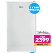 Defy 90L Bar Fridge