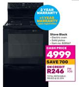 Defy Stove Black