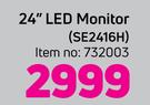 Dell 24" LED Monitor SE2416H