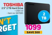 Toshiba 2.5" 2 TB Hard Drive
