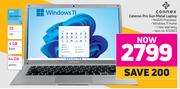 Connex Celeron Pro Gun Metal Laptop