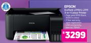 Epson Eco Tank L3110/L3111 3 In 1 Colour Printer