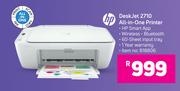 HP Deskjet 2710 All In One Printer