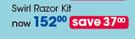 Gillette Venus Embrace Swirl Razor Kit-Per Kit