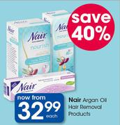 Nair Argan Oil Hair Removal Products-Each