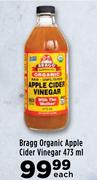 Bragg Organic Apple Cider Vinegar-473ml Each