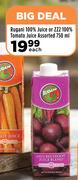 Rugani 100% Juice Or ZZ2 100% Tomato Juice Assorted-750ml Each