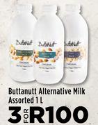Buttanutt Alternative Milk Assorted-For 3 x 1L