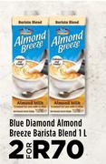 Blue Diamond Almond Breeze Barista Blend-For 2 x 1L