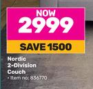 Nordic 2-Divison Couch 