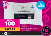 Mainstays 4-Pack HollowFibre Pillows