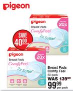 Pigeon Breast Pads Comfy Feel 50 Pack-Per Pack