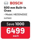 Bosch 600mm Built In Oven HBJ34ESOZ