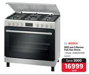 Bosch 900mm 5 Burner Full Gas Stove HGW3FSY50Z
