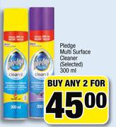 Pledge Multi Surface Cleaner-2 x 300ml