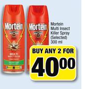 Mortein Multi Insect Killer Spray-2 x 300ml