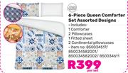Always Home 6 Piece Queen Comforter Set 850034517/850034582001/850034582002/850034611