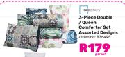 Mainstays 3 Piece Double/Queen Comforter Set Assorted Designs 836495