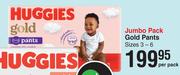 Huggies Gold Pants Jumbo Pack-Per Pack
