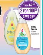 Johnson's Baby Wash Assorted-500ml Each