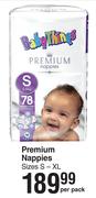 Baby Things Premium Nappies-78 Per Pack