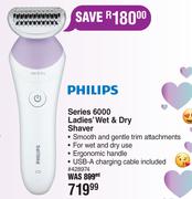 Philips Series 6000 Ladies Wet And Dry Shaver