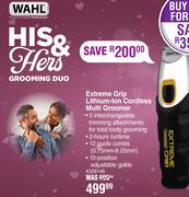 Wahl Extreme Grip Lithium-Ion Cordless Multi Groomer