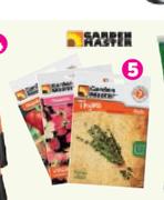 Garden Master Vegetable & Flower Herb Seeds-Each