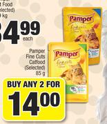 Pamper Fine Cuts Cat Food(Selected)-For Any 2 x 85g