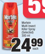 Mortein Multi Insect Killer Spray(Selected)-300ml Each