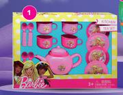 Barbie 13 Piece Tea Set