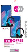 2 x Huawei Y7P 4G Smartphone-On Smart XS+ + On Promo 65
