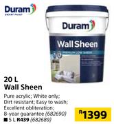 Duram 20L Wall Sheen