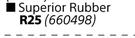 Superior Rubber Top Plug-Each