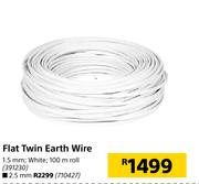 Flat Twin Earth Wire 2.5mm