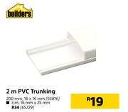 Builders 3m PVC Trunking