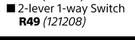 CBI 2 Lever 1 Way Switch