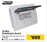 Major Tech 12 Way Distribution Board