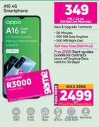 Oppo A16 4G Smartphone-On 1GB Red Core More Data